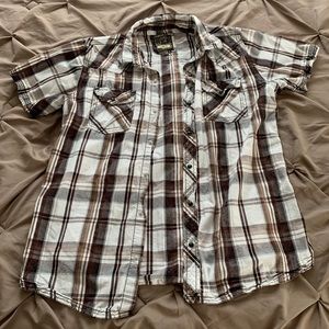 Men’s Short Sleeves BKE Flannel